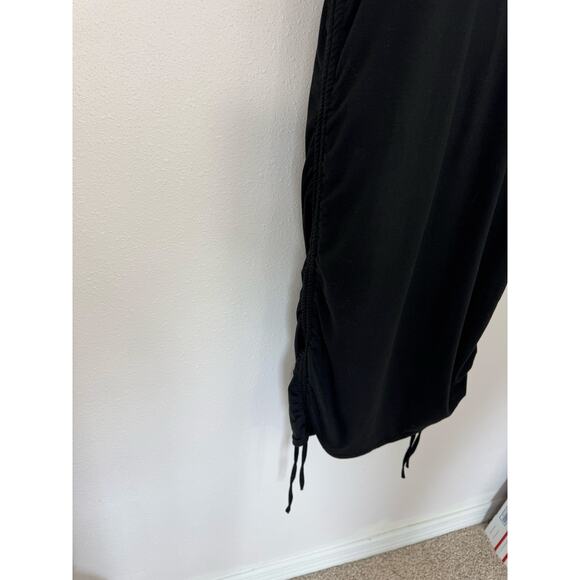 Emma’s Expressions Maternity Black Ruched Side Dress Women’s XL Short Sleeve - Picture 2 of 5